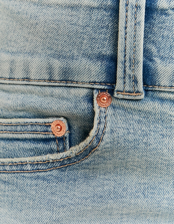 Tally Weijl Blue Low Waist Shorts, detail view