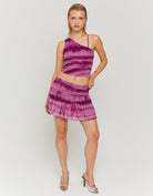 Tally Weijl Purple Short Skirt PURPLE model front view