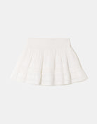 Tally Weijl White Low Waist Mini Skirt WHITE back view