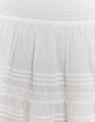 Tally Weijl White Low Waist Mini Skirt WHITE side view