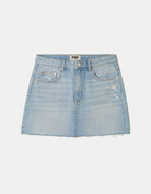 Tally Weijl Blue Denim Miniskirt Blue front view