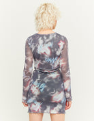 Tally Weijl Patterned Mesh Skirt Multi Colour detail view