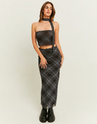 Tally Weijl Long Skirt With Slit multi model front view