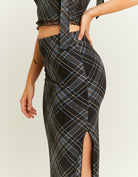 Tally Weijl Long Skirt With Slit multi back view