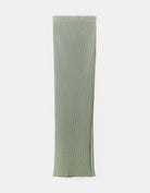 Tally Weijl Knit Skirt With Side Slit Green side view