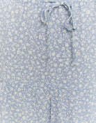 Tally Weijl Long Blue & White Floral Shirt Blue/White side view