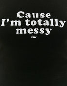 Tally Weijl Black Tank Top With Print Black side view