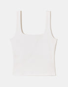 Ghost front view of the basic white tank top