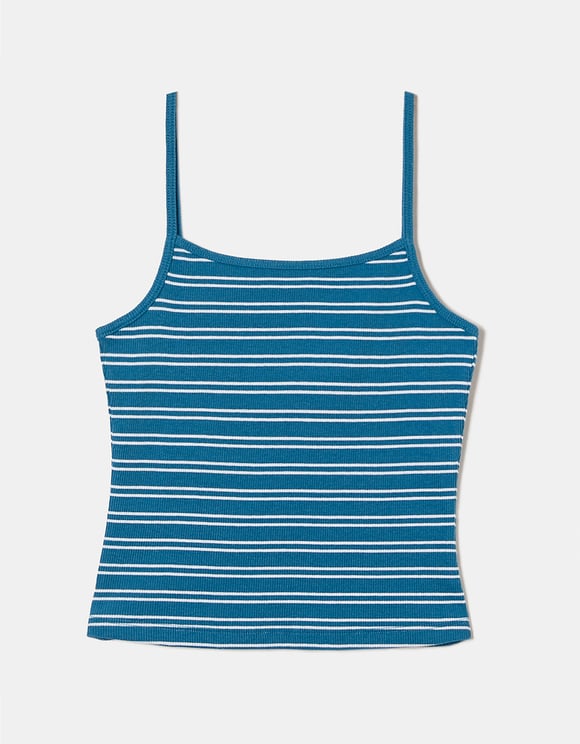Tally Weijl Striped Tank Top Multi Colour detail view