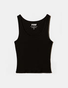 Tally Weijl Basic Black Tank Top Black back view