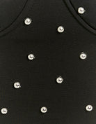 Tally Weijl Black Corset Top With Studs BLACK side view
