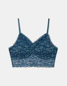 Tally Weijl Blue Bralette With Lace BLUE front view
