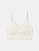 Tally Weijl White Bralette With Lace WHITE front view