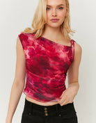 Tally Weijl Floral Printed Top multi model front view