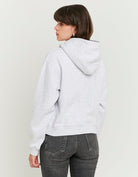 Tally Weijl Grey Basic Hoodie Grey detail view
