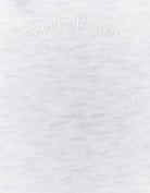 Tally Weijl Light Grey Cropped Sweatshirt With Polo Neck Grey side view