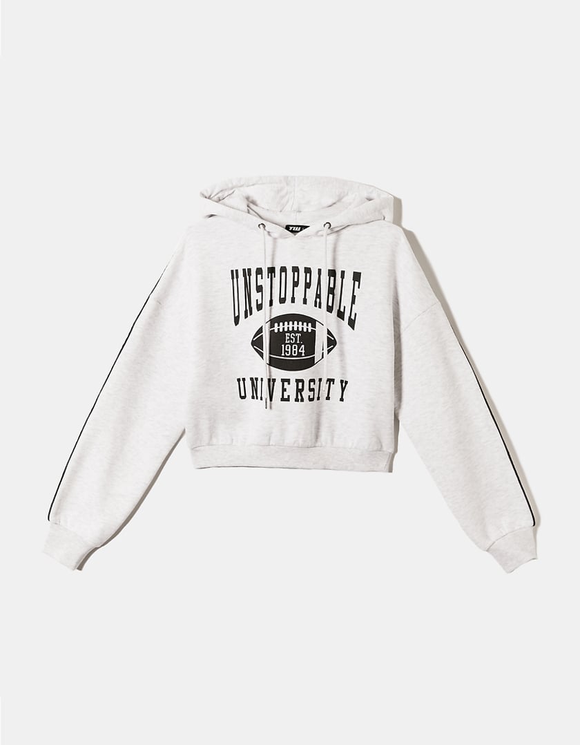 Ladies Unstoppable University Printed Hoodie-Front View
