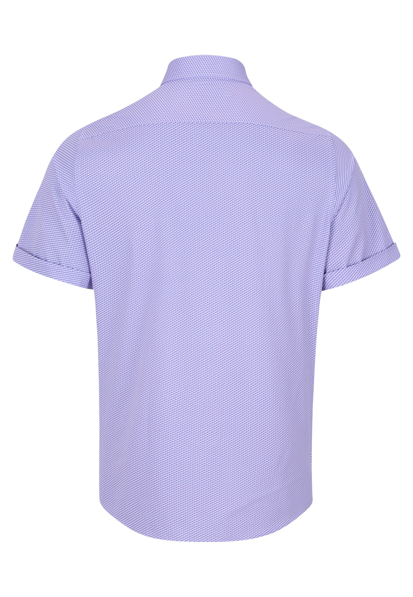 Men's 6th Sense Lilac/White Short Sleeve Shirt-Back View