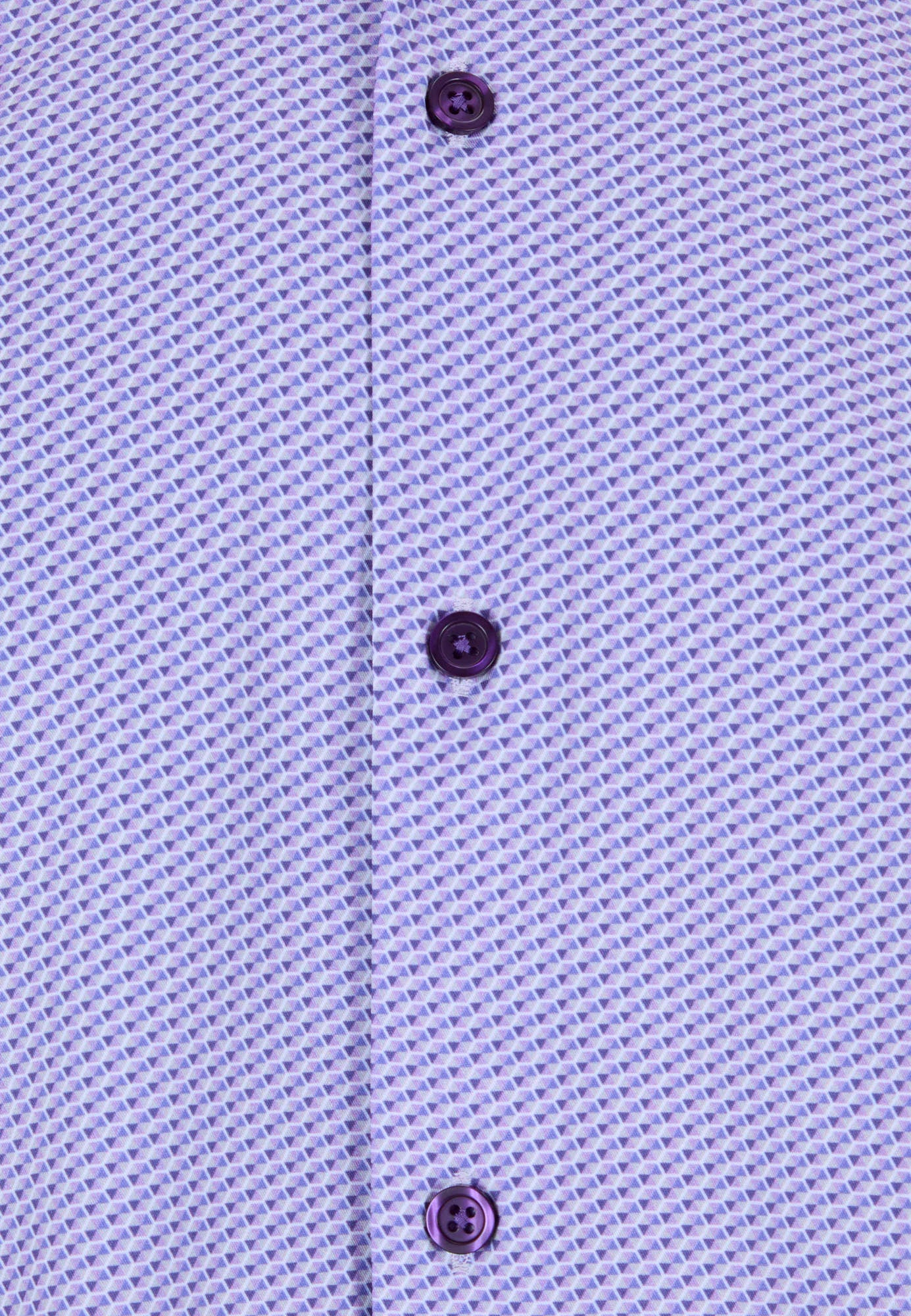 Men's 6th Sense Lilac/White Short Sleeve Shirt-Close Up View