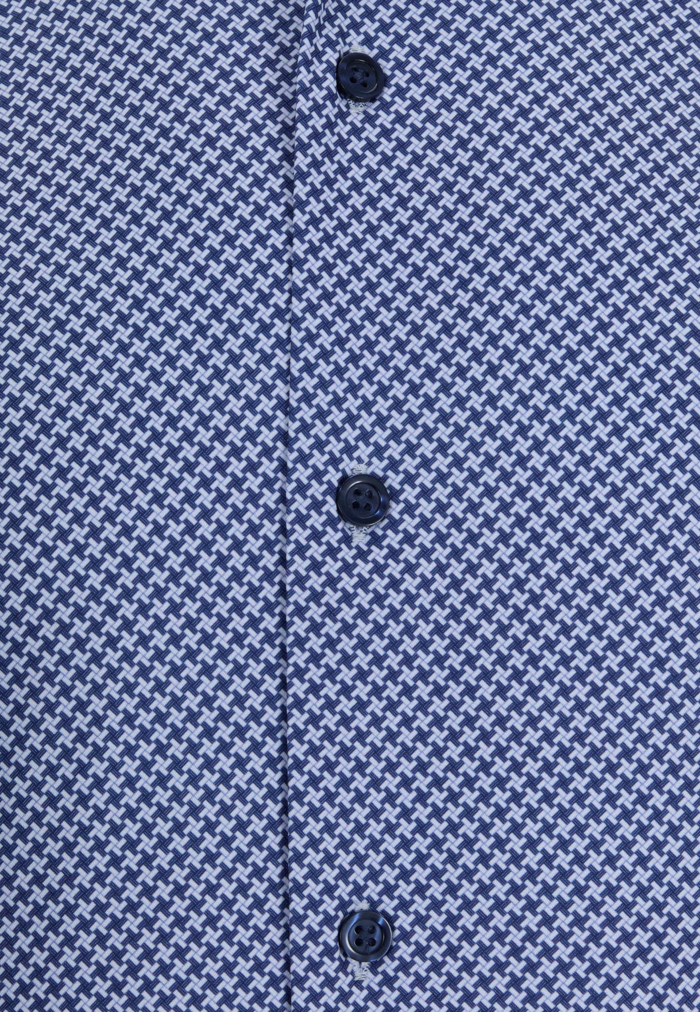 Men's 6th Sense Navy/White Short Sleeve Shirt-Close Up View