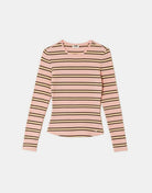 Tally Weijl Basic Pink T-Shirt With Long Sleeve PINK back view