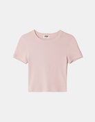 Tally Weijl Pink Basic Cropped T-Shirt PINK back view