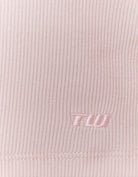 Tally Weijl Pink Basic Cropped T-Shirt PINK side view