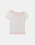 Tally Weijl Grey Basic T shirt Grey back view