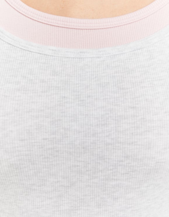 Tally Weijl Grey Basic T shirt Grey side view