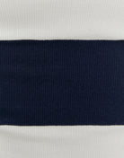 Tally Weijl White / Navy T-Shirt With Long Sleeves White/Navy flat front view