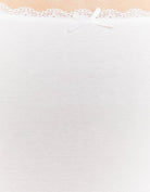 Tally Weijl Basic White Top With Lace Detail White back view