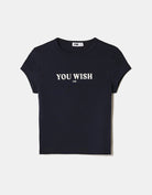 Tally Weijl Blue Printed T-Shirt Blue back view