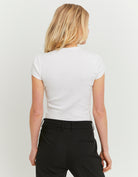 Tally Weijl White Viva La Diva Printed T-Shirt WHITE detail view