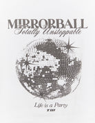 Tally Weijl White Mirrorball Print T-Shirt White side view