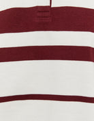 Tally Weijl Burgundy Striped T-Shirt White/Burgundy side view