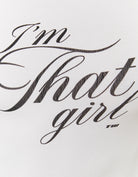 Tally Weijl White I'm That Girl Printed T-Shirt White side view
