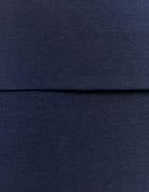 Tally Weijl Basic Blue Off Shoulder T-Shirt Blue side view