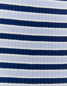 Tally Weijl Short Blue Striped T-Shirt Blue side view