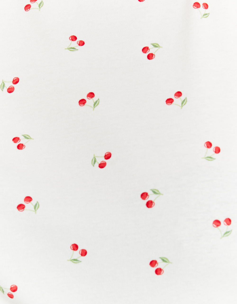 Ladies Floral Basic T-Shirt-Close Up VIew