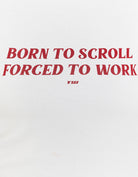 Tally Weijl White Born To Scroll Printed Tee White side view