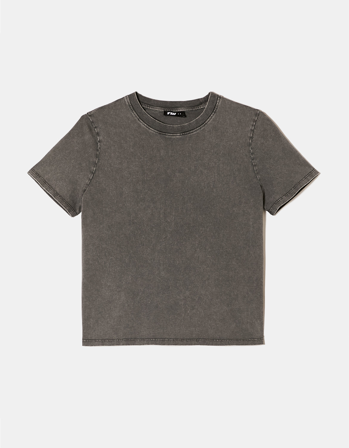 Ladies Grey T-Shirt-Ghost Front View