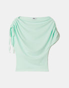 Tally Weijl Mint Green Asymmetric Top Mint Green back view
