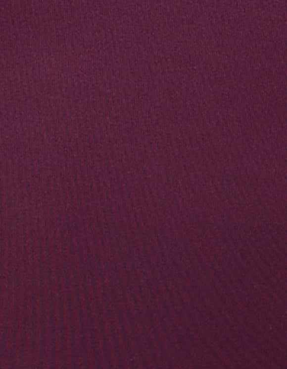 Ladies Purple Long Sleeve Basic Top-Close Up View