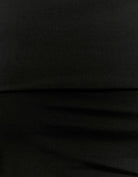 Tally Weijl Asymmetric Basic Black Top BLACK side view