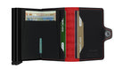 SECRID Twinwallet- Black/Red Black/Red model front view