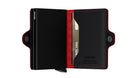 SECRID Twinwallet- Black/Red Black/Red detail view