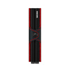 SECRID Twinwallet- Black/Red Black/Red back view
