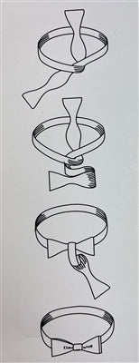 Self tie bowtie instructions