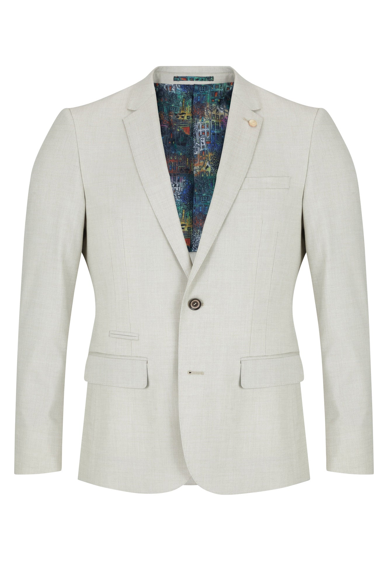 Men's Champ Sports Jacket - Wheat-Front VIew
