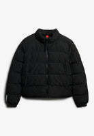 Superdry Ladies Ladies Non Hooded Sports Puffer Black Jacket Black side view